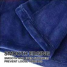 1 pieza Bata de franela con cuello en V, manga larga y cinturón en la cintura, elegante y unisex, suave y absorbente, adecuada para ducha, hotel, piscina, salón, uso personal, regalo