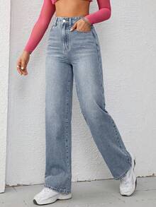 Women Jeans - Light Wash - View 6
