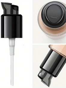 1pc 20mm Diameter (Random Transparent Or Opaque) Toner Pump, Moisturizer & Serum Dispenser, Plastic Cosmetic Pump Head - Black - View 3