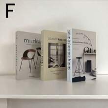 3pcs Vintage-Style Decorative Books, Fake Books, Simulation Books, Decor Books For Bookshelf, Cafe, Hotel, Photography Props, Film/Video Conversion Models, Nordic Home Decor, Coffee Table Accessories