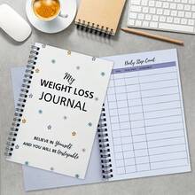 Fitness Diary Planner - Ultimate Fitness & Weight Tracker | Weekly Workout, Diet & Habit Management, Daily Motivation & Progress Tracking