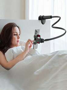1PC Mobile Phone Clip On Stand (70cm/27.56inch), Bedside Mobile Phone Stand With 360 Degree Rotating Plastic Stand, Flexible Long Arm Gooseneck Stand Installation Fixture With Grip, Universal Mobile Phone Stand For Bed Table, Mobile Phone Stand For Lazy People, Universal Adjustable Stand For Bedside Desktop Live Streaming - Multicolor - View 10