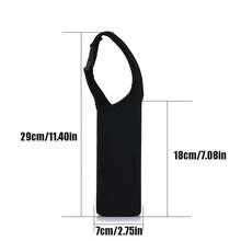 1pc Plain Portable Neoprene Water Bottle/Cup Sleeve, Minimalist Design For Camping, Travel, Back To School - Multicolor - View 12