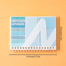 1pc/4pcs Multi-Functional Sticky Index Tabs Combination Notebook Spiral Coil Loose-Leaf Memo Pad, Office Essential, Also Suitable As Gift, Back To School Necessity