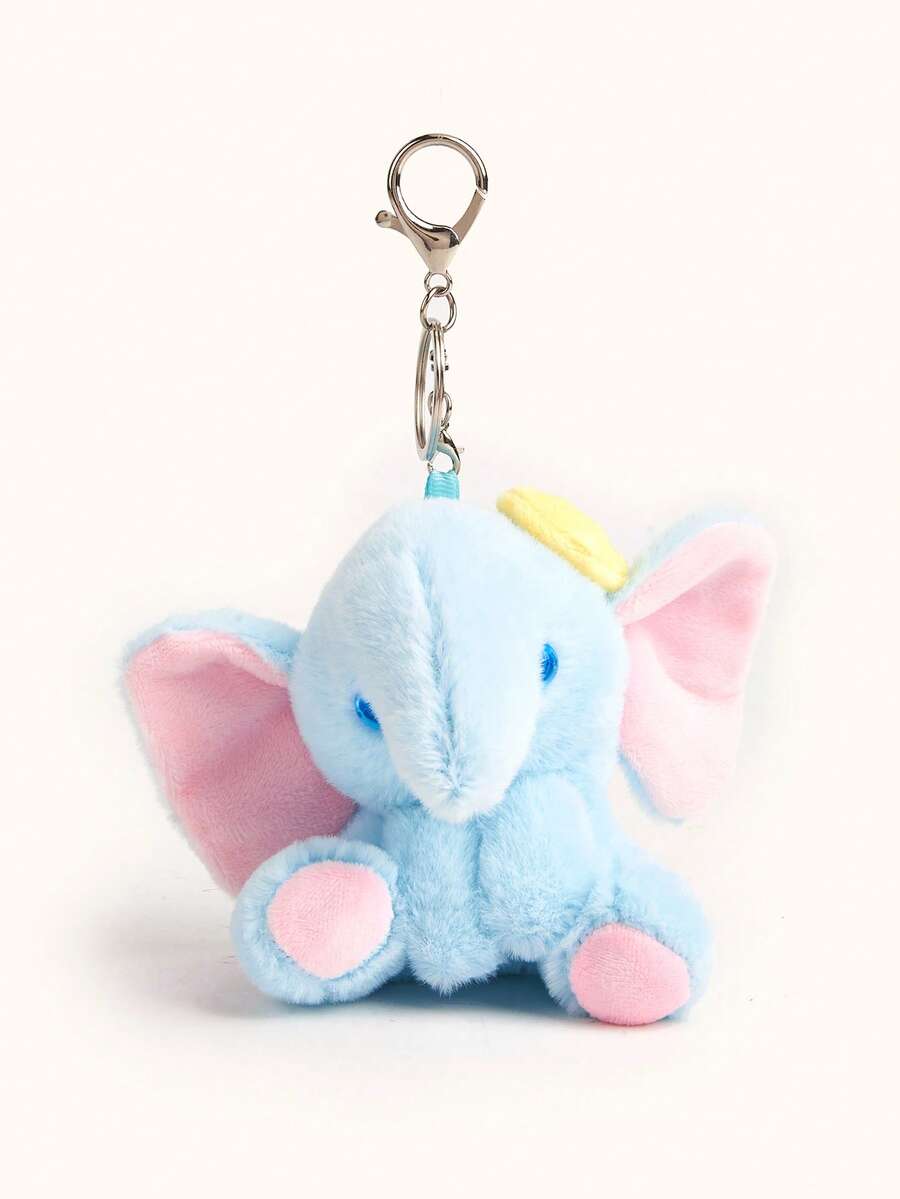1 件小象钥匙扣、毛绒钥匙扣、可爱小象毛绒钥匙扣、创意包包钥匙扣、情侣钥匙扣、可爱动物钥匙扣、钥匙扣挂件、包包挂件、包包饰物、汽车钥匙扣、背包挂件、钱包挂件、情人节礼物、派对礼物、毕业礼物、精美礼物、教师礼物、周年纪念礼物、新年礼物、生日礼物、结婚礼物、感恩节礼物 - 彩色 - 查看 1