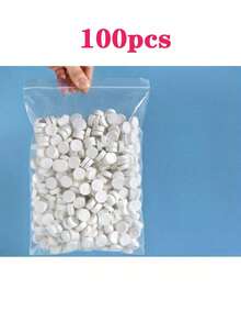 [100pcs Compressed Towels] Large Capacity Portable & Disposable Compressed Face Towels | Convenient For Outdoor Hiking, Camping, Travel - Christmas Bestseller.Disposable Compressed Towel, Transparent Packaging Cleansing Towel, Portable Travel Compressed Face Towel, Makeup Remover Towel