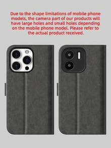 Cardholder Phone Cases For 16 Pro Max/17 Pro Max, Wallet Flip Leather Phone Cover For Galaxy S25/S25 Plus/S25 Ultra, Flip Phone Cases For Ip11/Ip13/14/15/16 Pro, Stand Phone Case For Galaxy A17/A16/A15/A14/A13/A12, Cool Cell Phone Accessories Redmi 15C With Bracket Function, Cell Phone Protector For XR/7/8/SE/16e, Credit Card Bank Mobile Phone Leather Case Compatible With Iphone17.