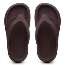 Women's Soft Cloud Flip Flops Super Comfortable Soft - 咖啡棕 - 查看 10