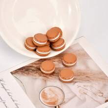 10/20/30pcs Random Mini Macaron Set - 3D Resin Handcraft, Suitable For Scrapbooking, DIY Decoration And Mobile Phone Accessories - Multicolor - View 4