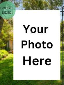 SRH 1pc Customizable Garden Flag With Halloween Theme Background, Personalized Text, Multiple Fonts And Color Options, Or Upload Custom Image (Halloween, Christmas Party Scene, Atmosphere Photo Etc.), Customize Your Own Style Garden Flag For Home, Garden, Outdoor Decor, Bedroom Decor, Halloween Decoration