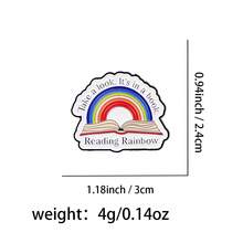 1pc Cartoon Slogan Enamel Lapel Pin - Cute Badge For Backpacks And Clothes Jewelry Costume Accessories Bag Charms Office Accessories