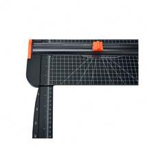 A4 Paper Cutter 12 Inch Titanium Paper Trimmer Scrapbooking Tool With Automatic Security And Side Ruler For Craft Paper, Coupon, Label And Cardstock - Black - View 7
