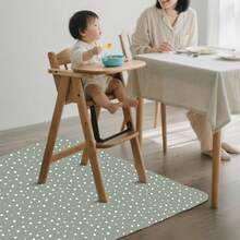 1pc Waterproof Anti-Slip Splash-Proof Ink Painting Pattern Washable Portable Picnic Mat/Tablecloth - Multicolor - View 6