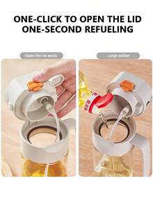 1pc High-Quality Oil Sprayer, Multiple Styles And Capacities Available, Made Of Premium PP Material And Thick Glass Bottle, Integrated Spraying Design, Easy Oil Quantity Control, Suitable For Cooking, Healthy Eating, Salad Making, Baking And Frying, Precise Oil Control, No Oily Residue, Easy To Clean And Durable, Suitable For Households, Restaurants, Fitness Enthusiasts And Other Users. - Yellow-charles - View 5