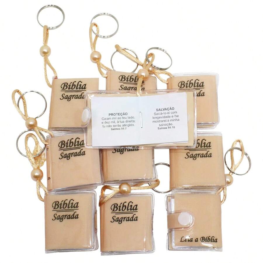 Holy Bible Keychain Souvenir 10 Pieces - 模型 2 - 查看 1