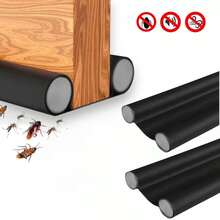 1/2/4 Guardapolvo Cubre Puerta Evita Insecto Impermeable Sellador Polvo Vmingo - Negro - Ver 10
