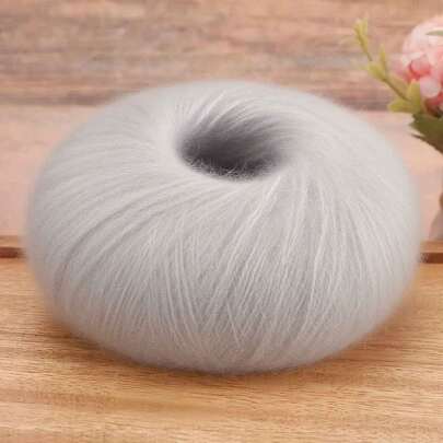 High-Quality Mohair Yarn, Soft For Handcraft DIY Crochet/Knitting, Suitable For Sweaters, Shawls, Socks