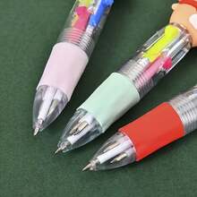 8pcs Random Christmas Ballpoint Pens - Reindeer/Snowman Designs, 4-In-1 Colors, Comfortable Writing, Suitable For Office/Party/Back-To-School Prizes, Essential Christmas Gifts, Stocking Stuffers, Holiday Favors, Party Supplies, Fun Stationery, Reliable Ink, Durable Plastic, Writing Essentials, Multi-Pack Pens, Office Workers, Party Planners