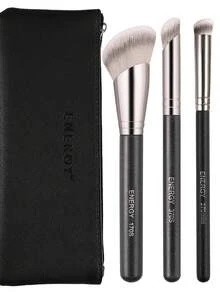 ENERGY Tapered Concealer Brush Under Eye Mini Kabuki Makeup,Giveaways - Black - View 7