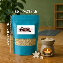 38g/102g Polvo de jazmín puro - Conos de incienso DIY, purificador de aire, yoga y meditación, hecho a mano, sin plumas, esenciales para la meditación | Ambiente pacífico | Polvo artesanal, perfecto para Eid, celebraciones festivas