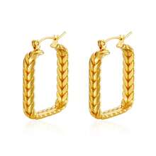 1 Pair Minimalist Multi-Layer Stainless Steel Earrings, Versatile For Women Daily Wear And Dates