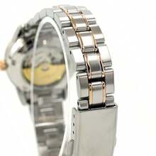 Orient ORIENT Japanese Oriental Double Lion Watch Women's Automatic Mechanical Women's Watch Small Dial Mother-Of-Pearl Oriental Star Watch Mother-Of-Pearl Digital Scale/Gold Steel Band WZ0401NR