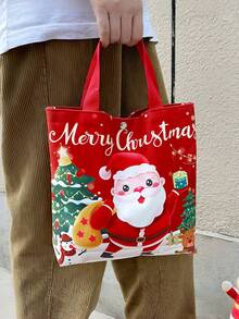 1 pieza Bolsa de regalo de Navidad, Bolsa de lona de regalo de caramelos con forma de manzana. Bolsas de Navidad, Bolsas de regalo de Navidad, Bolsas de lona de regalo de caramelos. Bolsa de Papá Noel. Bolsa de regalo de Navidad.