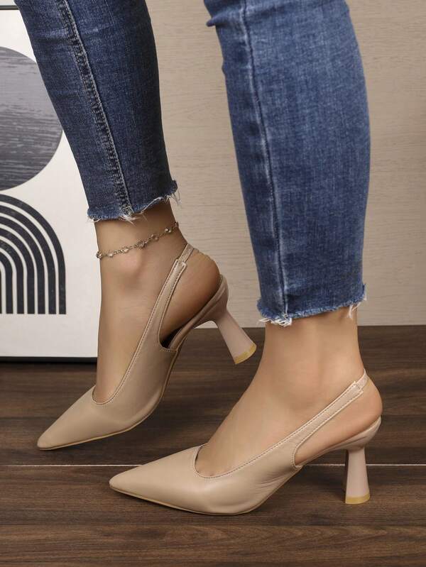 Nuevas sandalias de trabajo profesionales elegantes y delicadas con tiras y tacón fino para el verano