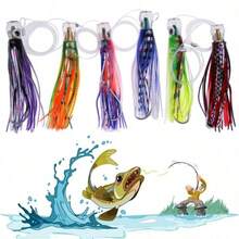 6Pcs/Bag Pusher Style Fishing Lures Rigged And Bag - Default - View 1