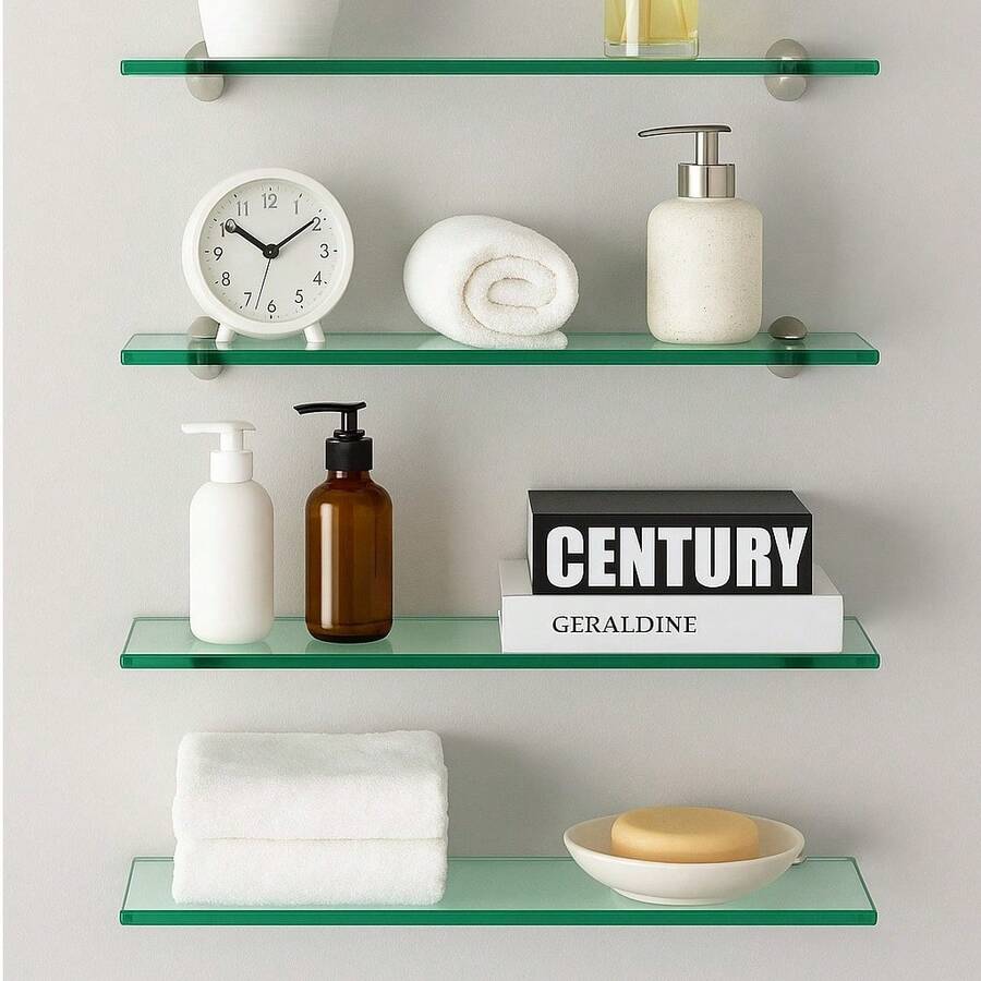 Combo 4 Shelves 10x30 Glass - 綠色 - 查看 1