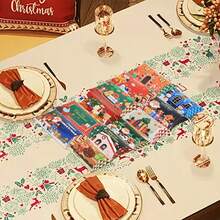 48PCS Christmas Pillow Boxes Small Gifts Boxes Christmas Gift Card Holders Bulk 12 Designs Xmas Gift Boxes Decorative Paper Container For Gift Jewelry Xmas Party Favors