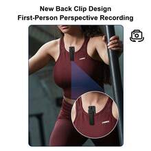 2K Mini Body Camera 1.3inch Screen 180° Rotatable Lens Body Mounted Camera Small Portable IR Night Vision Body Camera Camera Bike 1000mAh Large Capacity And Ultra-Long Standby Time