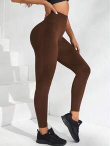 3pcs Women's Seamless High-Waisted Butt-Lifting & Tummy-Control Black Solid Color Leggings,Warm, Breathable & Stretchy Winter Fabric Gym,Outdoor Leggings Ideal For Workout & Running,Christmas Essential Outfits.