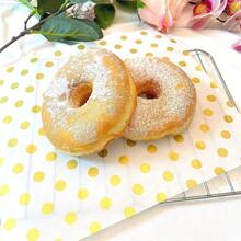 50pc Yellow Graduation Wax Paper, Non-Sticky, Waterproof, Grease Resistant, Perfect For Baking, Sandwich Wrapping, Party Liners - Yellow - View 3