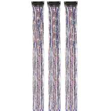 Tóc nối kẹp bóng mượt 24 inch, chịu nhiệt, phụ kiện tóc lấp lánh như tiên nữ, phù hợp cho phụ nữ, bé gái, trẻ em, thích hợp cho lễ Halloween. - Nhiều màu - Xem 6