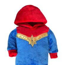 Marvel Mameluco para Bebé con gorro bordado - Rojo - Ver 3