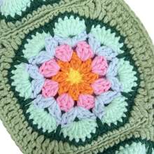 Handmade Crochet  Granny Square Car Steering Wheel Covers Universal 14-15 Inch For Women And Men