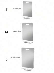 1pc Stainless Steel Cutting Board, Multifunctional & Practical, Minimalist Design