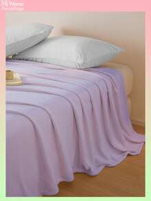 1pc Crystal Velvet Solid Color Flat Sheet, Bedding, Soft & Skin-Friendly, Multiple Colors Available, Simple & Fashionable Home Decor, Suitable For Men, Women, Dorm, Bedroom, Soft & Comfortable Bedding, Machine Washable, Simple & Casual Daily Use, Available In Twin, Full, Queen, King Sizes - Multicolor - View 42