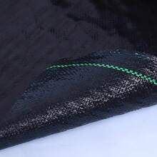 1 Roll Heavy Duty Black Barrier Fabric, 60cm*1000cm - Durable PP Material, Suitable For Lawn Care, Garden Beds And Yard Control - Textured Surface Reinforced Control - Ideal For Flowers, Vegetables And Landscaping Projects, Agricultural Covering, Grid Pattern Fabric, Sturdy Garden Covering