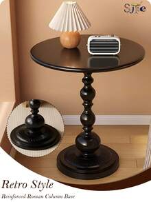 French Creative Bedside Cabinet, Minimalist Black Nightstand, Small Storage Shelf, New Compact Design