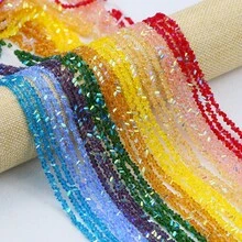 3mm/120.9pcs Colorful Faceted Artificial Crystal Triangle Beads, Suitable For DIY Jewelry Making, Bracelets, Necklaces, Phone Straps And Fashion Decorations - DIY - View 8