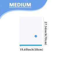 Transparent Vacuum Compression Storage Bags, Modern Home Use Vacuum Compressed Organizer Bags, Multi-Combination, For Clothes, Blanket, Shirt, Travel Accessories, Lightweight Travel Dust Proof Bags, Ideal For Travel And Home Storage, Space-Saving Bags