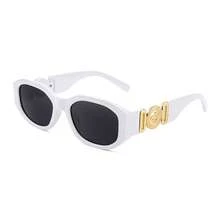 1pc Retro Rectangle Fashion Sunglasses Women Men ,Y2K Sunglasses, 90s Small Narrow Square Sunglasses,Summer Beach Glasses CK2322 - 003 - Xem 6