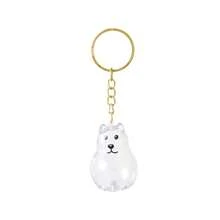 Transparent Pet Hair Storage Pendant, Golden Retriever, Corgi, Samoyed, Labrador Memorial Keychain, Dog Fur Collection Preservation Box, Heartwarming Creative Memorial Hanging Decoration Christmas Gift Ideas Bag Accessories Lanyards With Id Holder Car Accessories Bag Charms