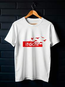 T-Shirt Shirt  Crows Itachi Uchiha Streetwear Oversized Unisex Ref3725 - 白色 - 查看 6