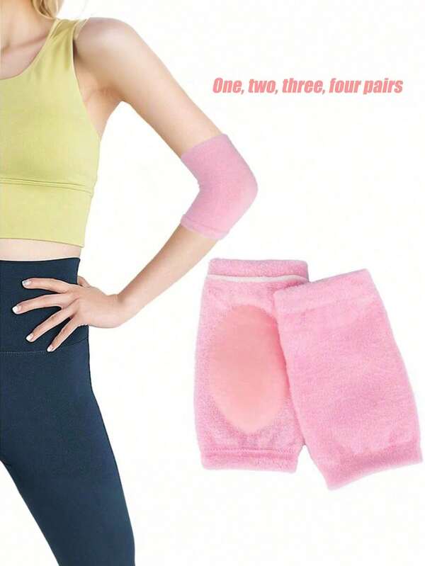 2/4 Stücke Ellbogen Feuchtigkeitsspendende Ärmel, Ellbogen Gel Abdeckung, Fersen Socken, Ellbogen Ärmel, Ellbogen Pad, geeignet für SPA Feuchtigkeitspflege bei trockener, rissiger Haut