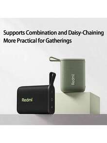 Redmi Bluetooth Speaker, Multi-Scene Waterproof Speaker, IP67 Protection Grade, High-Fidelity Sound, Long-Lasting Battery Life, Portable Speaker For Outdoor Travel, Black - Black - View 5