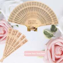 Elegant Folding Fan For Women, Traditional Hand Held Fan With Oriental Design, Wedding Party Favor Accessory, Portable Bamboo Paper Fan, Cultural Art Piece - A - Xem 1