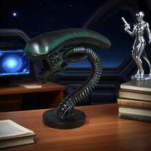 Creative Alien Style Table Lamp, Unique Sci-Fi Design Desk Light For Bedroom And Living Room,USB Halloween Decorations, Alien Resin Statue With Lights-Home And Bedroom Decoration Sculpture, Suitable For Christmas And Autumn Decoration - 彩色 - 查看 10